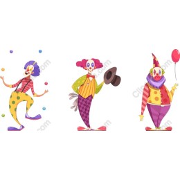 Colorful Clown Collection