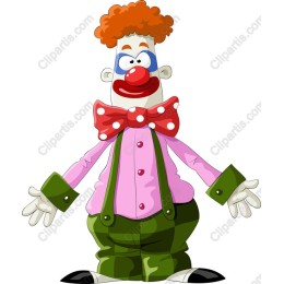 Cheerful Clown Cartoon