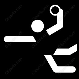 Silhouette Handball Player