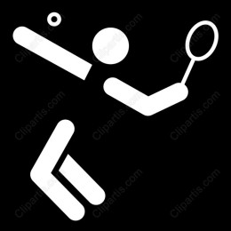 Dynamic Badminton Player