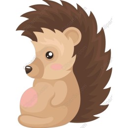 Cute Cartoon Hedgehog
