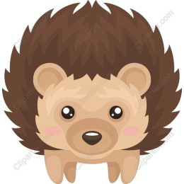 Cute Cartoon Hedgehog
