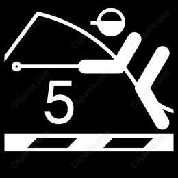 Fishing Icon / - Minimalist Fisherman