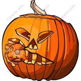 Eerie Halloween Pumpkin