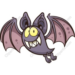 Whimsical Cartoon Bat
