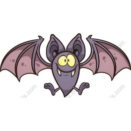 Charming Cartoon Bat