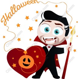 Playful Vampire Halloween