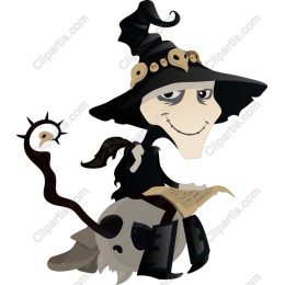 Whimsical Witch Character