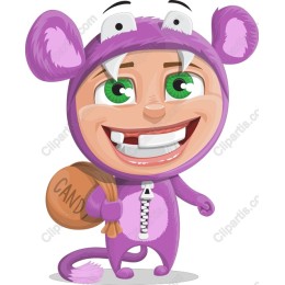 Charming Purple Monster