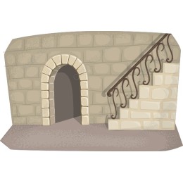 Rustic Stone Staircase