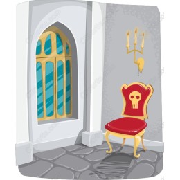 Gothic Skull Chair