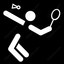 Dynamic Badminton Player