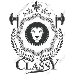 Classy Lion Emblem