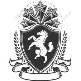 Victorian Horse Emblem