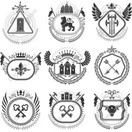 Medieval Heraldry Set