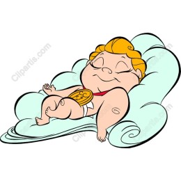 Cherubic Baby Cartoon