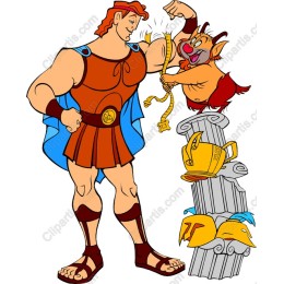 Hercules and Playful Companion