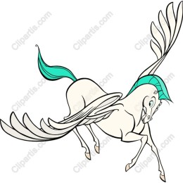 Majestic Winged Horse