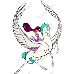Enchanting Winged Horse