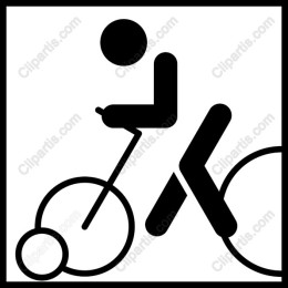 Stylized Cyclist