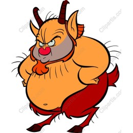 Chubby Cartoon Devil