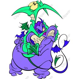 Playful Dragon Duo