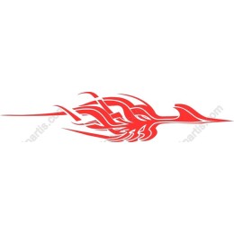 Abstract Red Wave