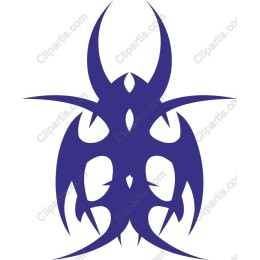 Bold Insect in Purple