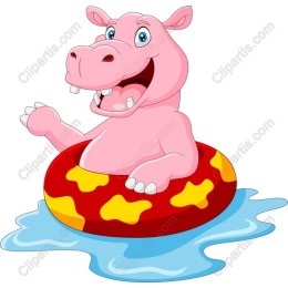 Cheerful Hippo