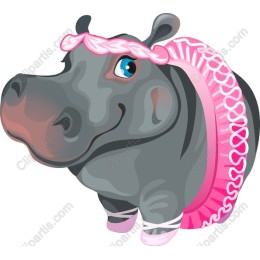 Adorable Hippo Ballet