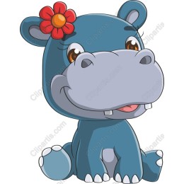 Cute Hippo