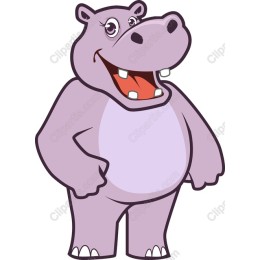 Cheerful Hippo