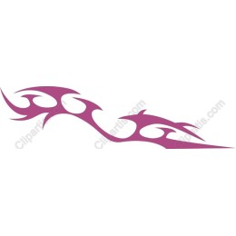 Pink Tribal Flame