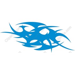 Vibrant Blue Abstract