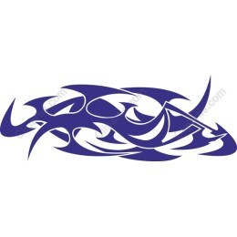 Purple Abstract Tribal