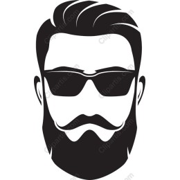 Stylish Bearded Man with Sunglasses