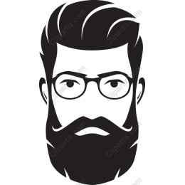Bearded Man with Glasses
