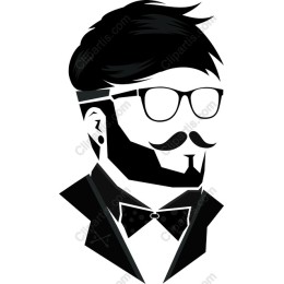 Trendy Bearded Man