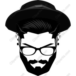 Black Hat Hipster Guy