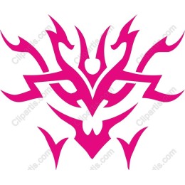 Dynamic Pink Tribal