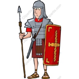 Cartoon Roman Soldier