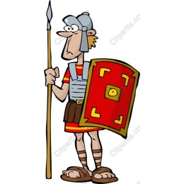 Cartoon Roman Soldier