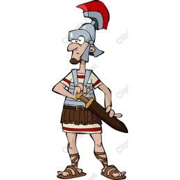 Cartoon Roman Soldier