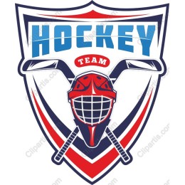 Dynamic Hockey Team Emblem