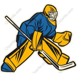 Dynamic Hockey Goalie