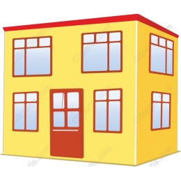 Vibrant Two-Story House