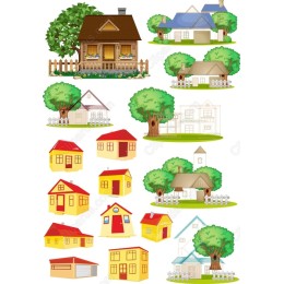 Charming Home and Cottage Set