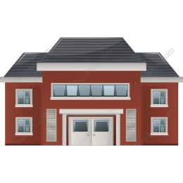 Modern Red Brick House