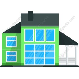 Vibrant Green House