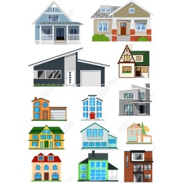 Premium House Clipart Set
